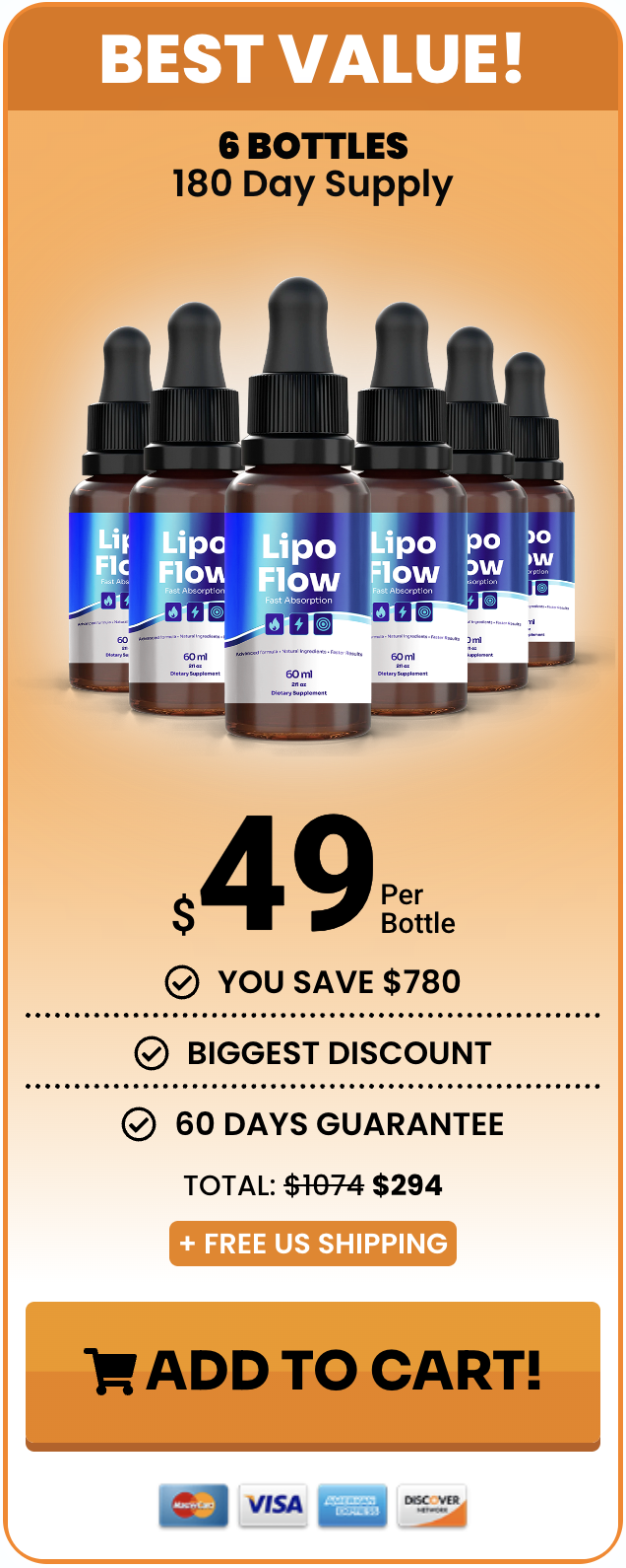 lipo flow buy now 6 bottles